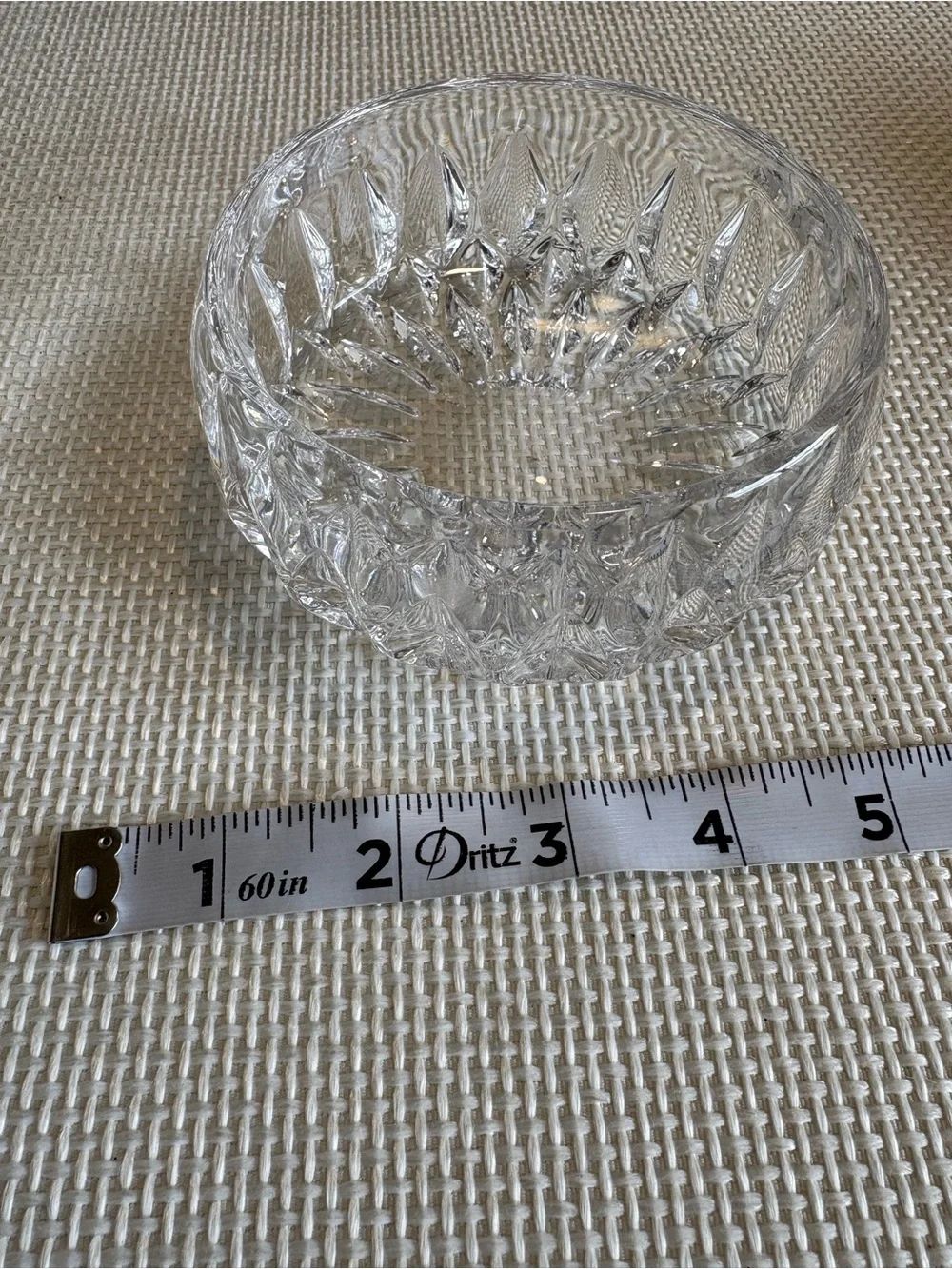 Vintage Gorham Althea Crystal Bowl C160 4 1/2